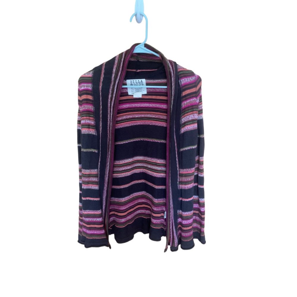 Striped Billabong cardigan - Sz. Small